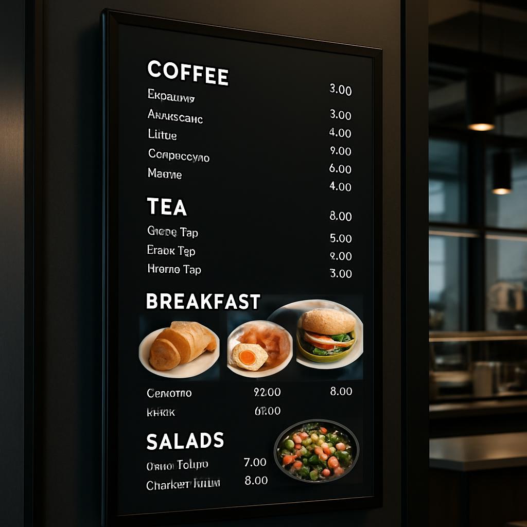 Digital Signage in der Gastronomie