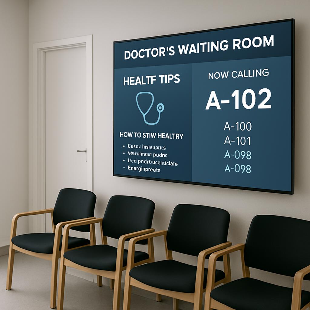 Digital Signage in Arztpraxen